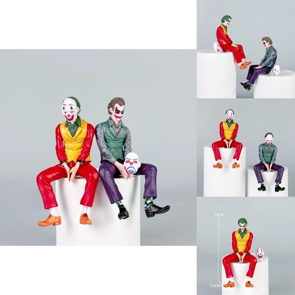Joker Car Ornament Pvc Action Figure With Removable Mask For Vehicles