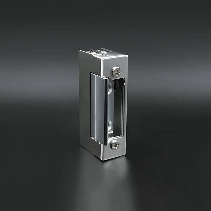 Qoltec Symmetrical Electric Strike with Memory and Lock | 12V | Stainless Steel