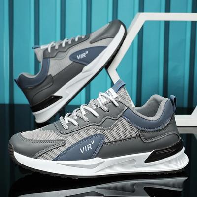 Fashion 2024 Men's Mesh Sneakers Summer Comfortable Lace-up Vulcanized Shoes New Men's Casual Breathable Running Shoes Zapatillas Hombre