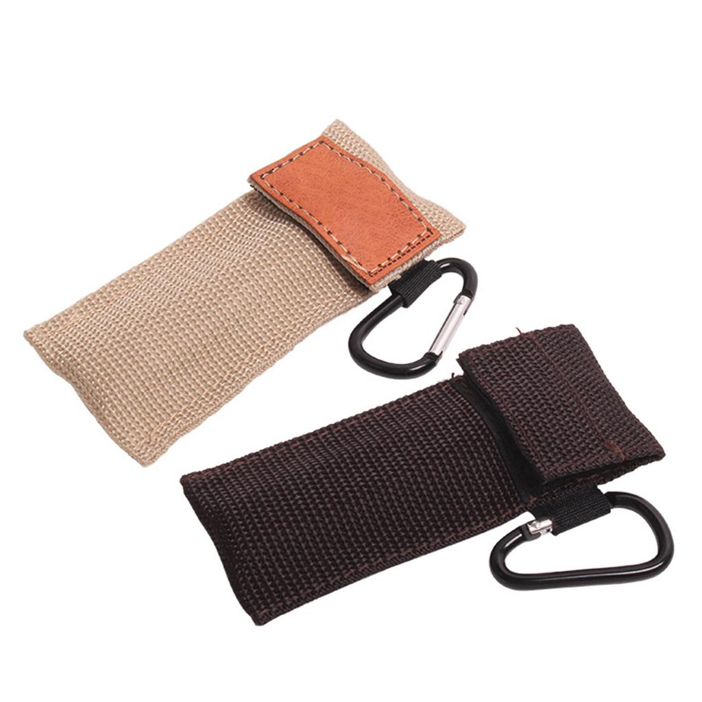 1 Pair Retractable Camping Natural Wood Collapsible Chopstick with Carry Bag Reusable Foldable Office Outdoor Chopsticks