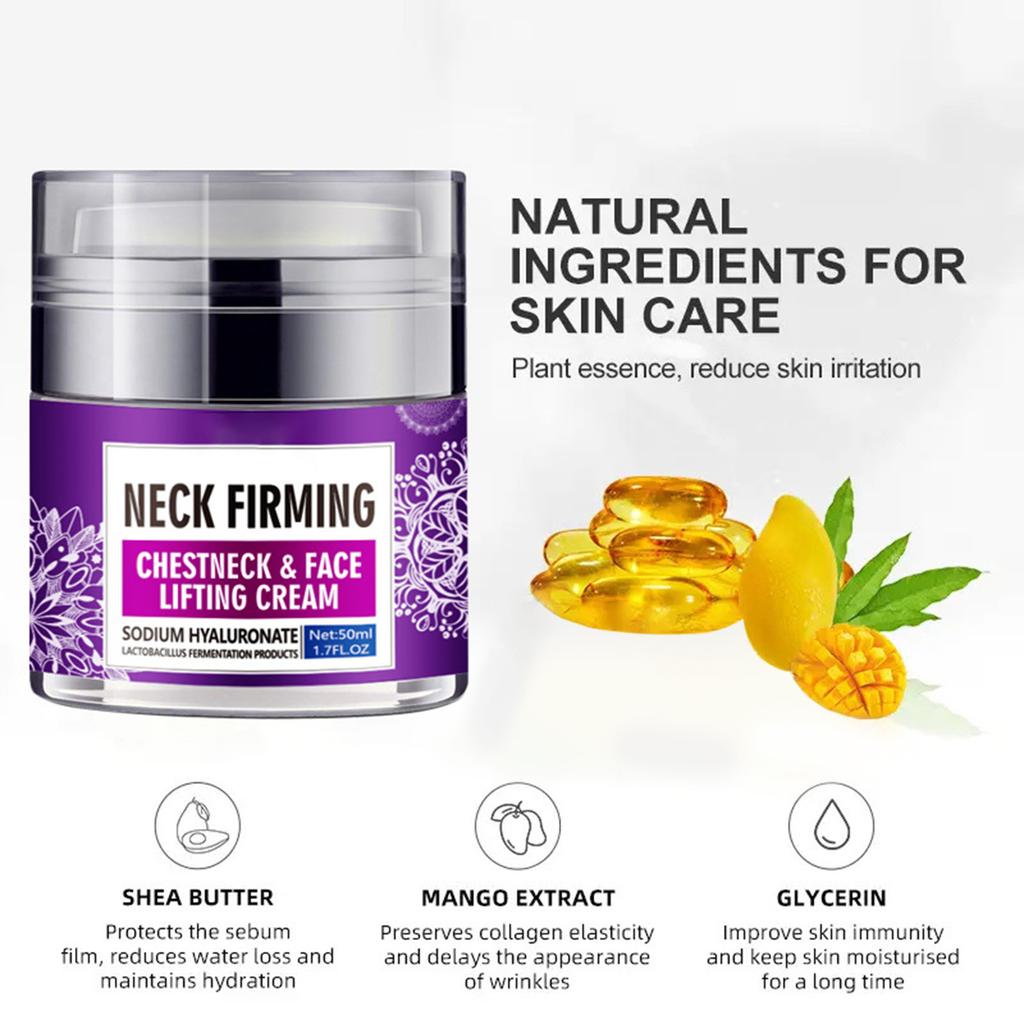 Collagen Face Neck Double Chin Reduction Neck Firming And Lifting Moisturizing Wrinkle Neck Firming Skin 50ml