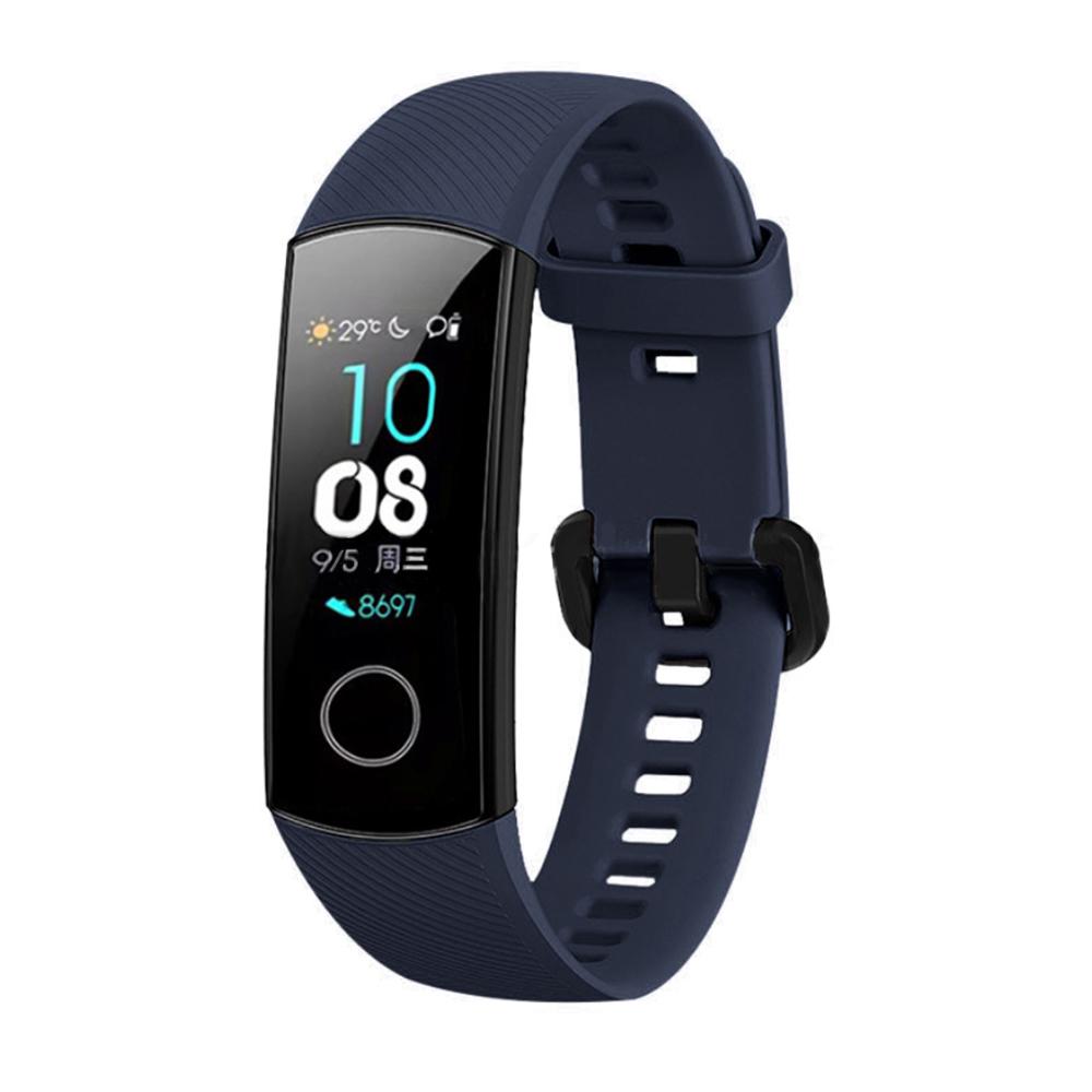 Smartwatch Band Replacement Silica Gel Bracelet Strap Band Accessories Watch Belt Women Men Wristbands Compatible with   Band 5