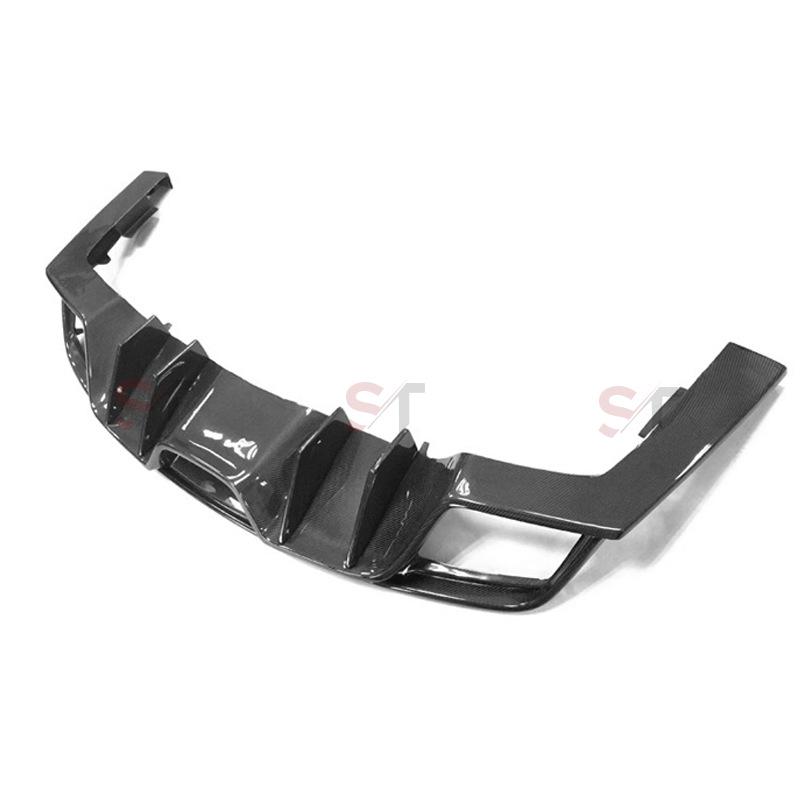 Ford Mustang 18-22 Quad Exhaust Diffuser: AC Style Modified Rear Bumper Tail Lip Body Kit