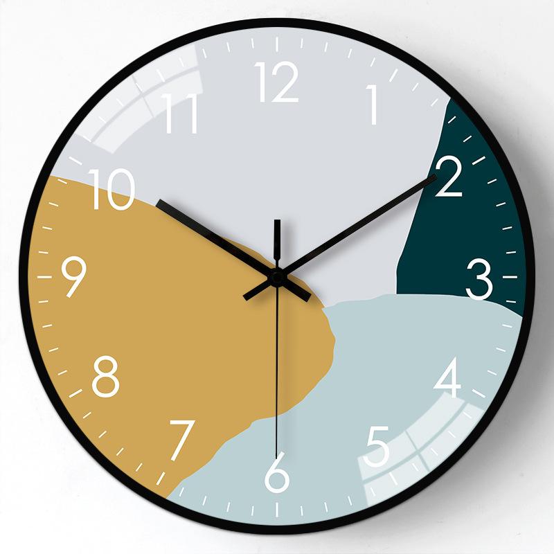 10-inch 25cm Creative Modern Wall Clock Home Living Room Bedroom Clock Mute Wall Quartz Clock