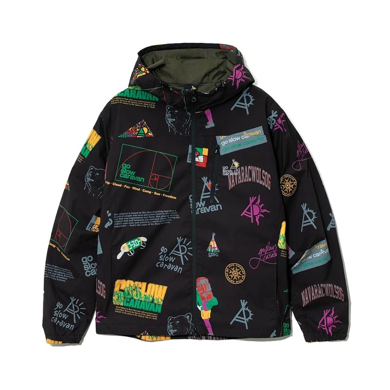 

[go slow caravan] 336401 T-800 Allover print hoodie JKT All pattern 1 M