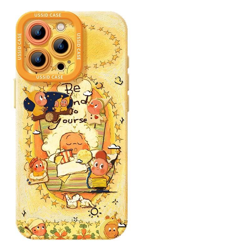 Doll mobile phone case for iPhone17 lanyard 16promax cartoon 15 silicone 14 cute 13 apple 12 sets