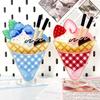 Kawaii Crepes Acrylic Pins Ornaments for 58mm 65mm 75mm Anime Badges Japan Style Blueberry Crepes Shaped Figurines Wholesales