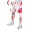 Li-Ning Wade Series Contrast 3D Letter Print Sports Casual Shorts Men Bottoms White AAPS137-1