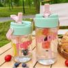 Large Capacity Sport Water Bottle 600/800ML Tea Water Separation Cup  School Office Outdoor