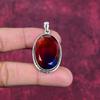Bi-Color Tourmaline 925 Solid Sterling Silver Pendant, Handmade Gemstone Pendant Jewelry, Gifts For Wife Brand New Pendant