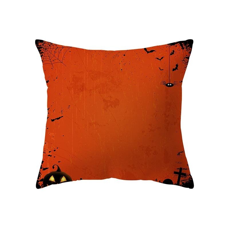 Halloween-themed Decorative Pillowcase, Cross Haunted House, Office, Living Room, Sofa, Car