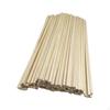 50 Pcs Unfinished Wooden Sticks Small Woodworking Handmade Smooth Hardwood Strips for Craft Hobby