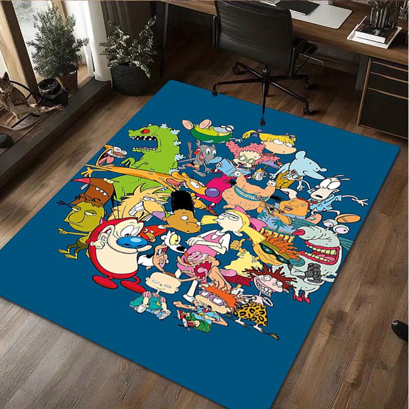 Monster Friends Carpet Office Decorative Carpet For Living Room Bedroom Door Mat Floor Rug Computer Chair Area Rug Perfect Holiday Gift