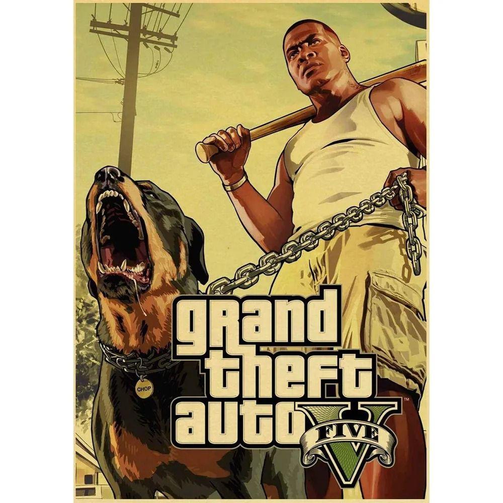Grand Theft Auto GTA Metal Tin Sign Retro Game Wall Art 30x20cm