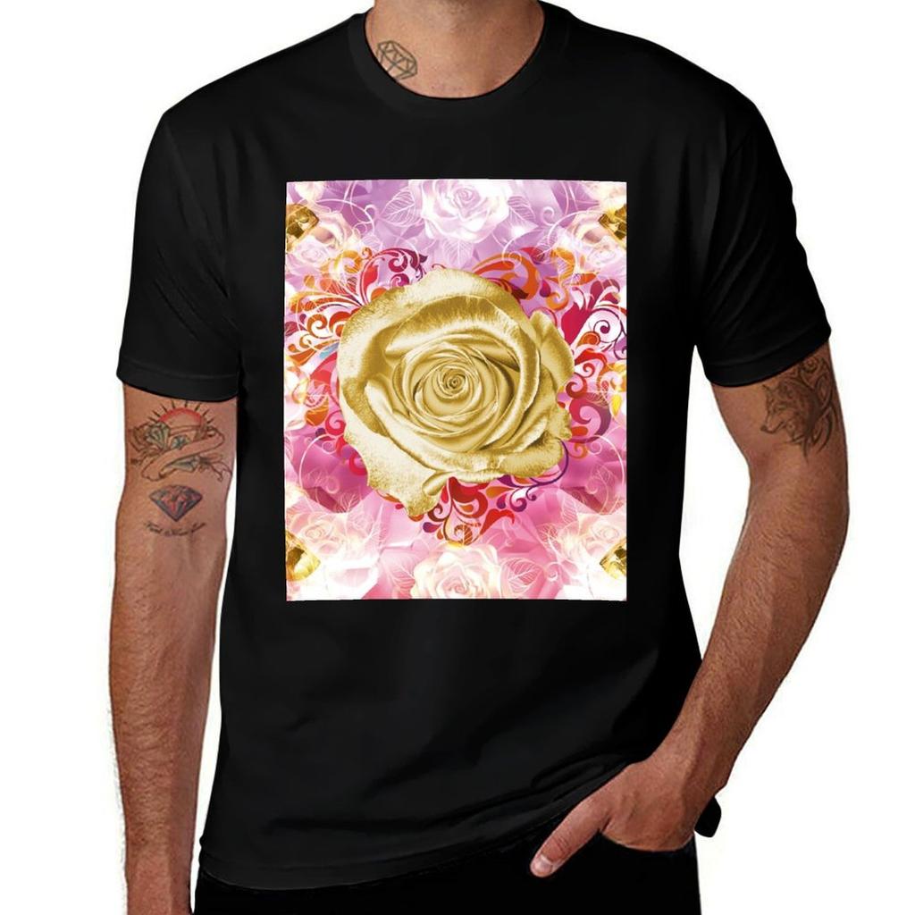 Mary Magdalene Celestial Rose Tshirt Minimalist Casual Short Sleeve Top Tshirt