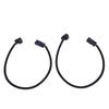 2PCS Fog Light 18in Extension Wire Harness Flexible Fog Lamp Extension Cords Connector Replacement