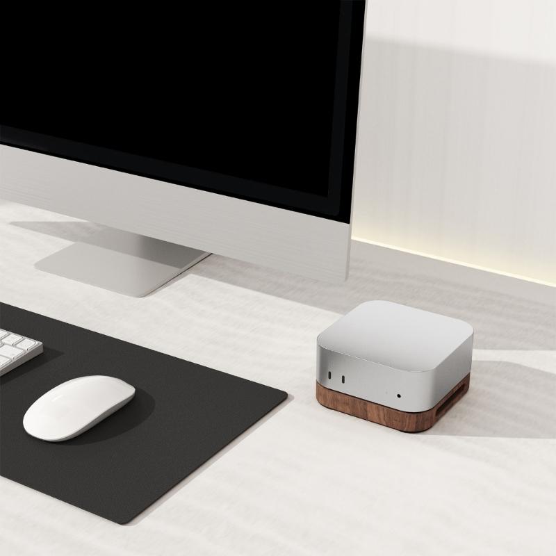 Desktop Stand for 4 with Integrated Power Button and Enhanceds Cooling Ventilated Desktop Holder