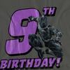 Black Panther: Wakanda Forever Womens/Ladies 9th Birthday T-Shirt