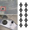 New Car Fasteners Auto Bumper Fender Mud Flap Mudguard Plastic Rivet Fixing Clips Cover  for Lexus Subaru Auto Accessories 8mm