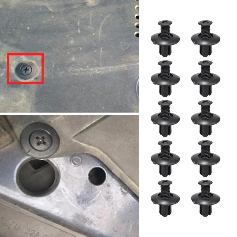 New Car Fasteners Auto Bumper Fender Mud Flap Mudguard Plastic Rivet Fixing Clips Cover for Lexus Subaru Auto Accessories 8mm