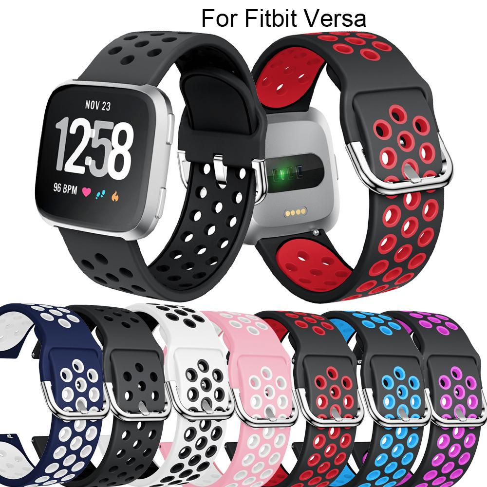 Klasický měkký náramek Výměnný náramek pro Fitbit Versa Lite Versa2 Cukrově barevný náhradní náramek na hodinky