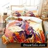 3D Anime Spice and Wolf Bedding Set Single Twin Full Queen King Size Bed Set Adult Kid Bedroom Duvet Cover Sets Home Textiles