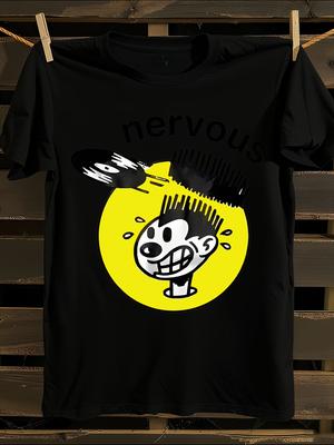 Nervous Records Barbers Music Band Graphic T-Shirt Mens Tshirt Womens Tshirts with Letters Print Short Sleeves T-Shirt Casual Street Tee Shirt Top