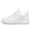 Spring Men's Breathable White Korean-Style Trendy Thick-Soled Casual Skate Shoes