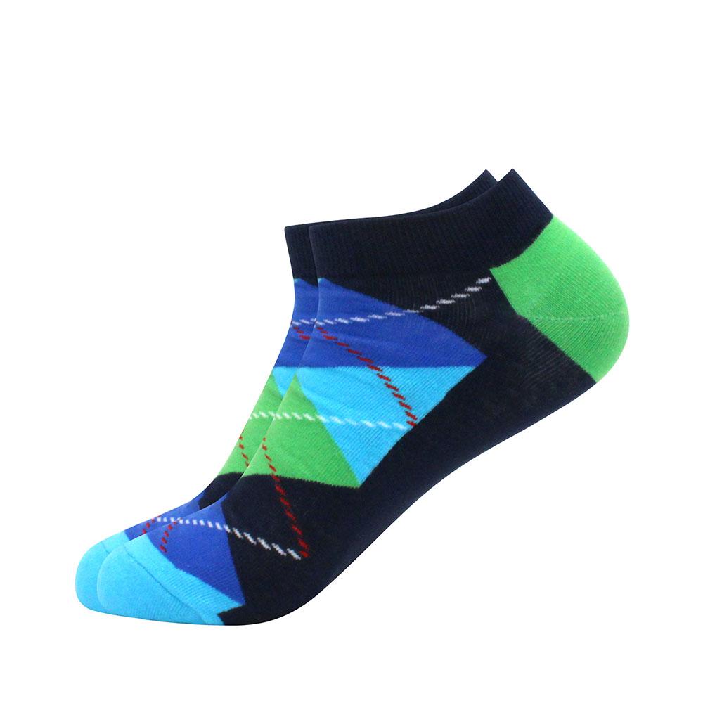 Men's Socks Invisible Short Summer Socks Quality Business Casual spring Color Combed cotton diamond astronaut Boat Socks