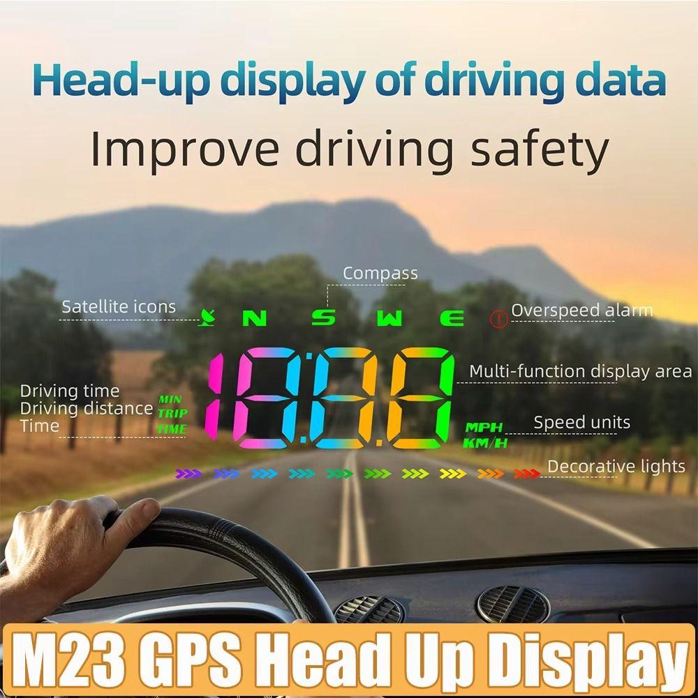 Universal Car Head Up Display HUD GPS Digital Speedometer Windshield Projector  Car Digital