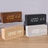 Led Student Alarm Clock Simple Wall Clock Temperature Display Table Clock Desktop Home Decor Garden