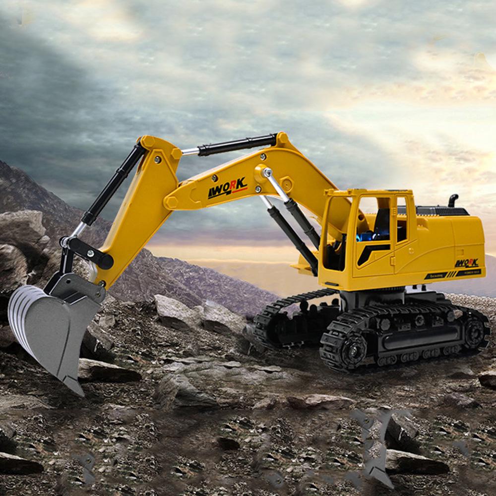 Buy Alloy Excavator 124 Wireless Remote Control Excavator Child