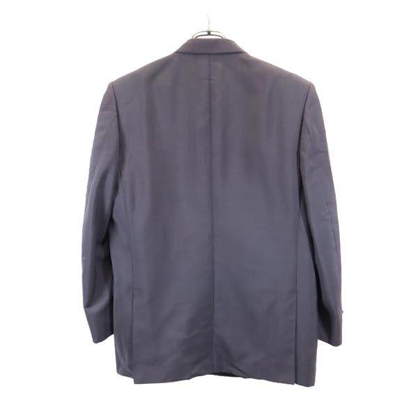 Lanvin Wool Blend Tailored Jacket Gray Double Button Men's Used