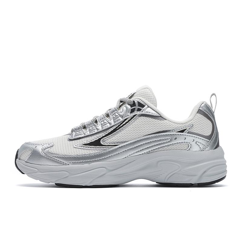 Fila Women s Vibe Rhythm Canvas Sneakers Silver White F12W522135FWS 35.5