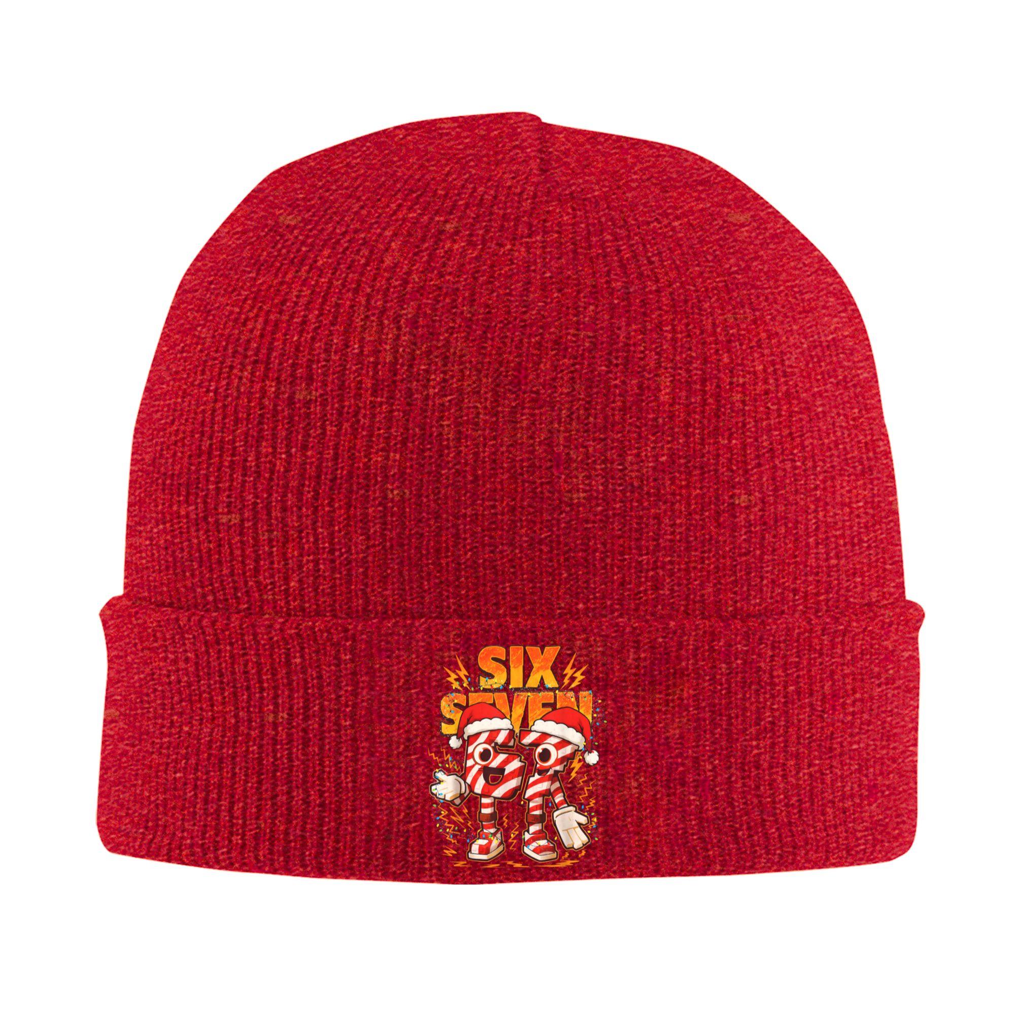 

67 Christmas Funny Six Seven 6 7 Meme Italian Brainrot Bonnet Hats Beanie Hats Winter Skullies Beanies Hip Hop Men Kpop Warm Cap One Size