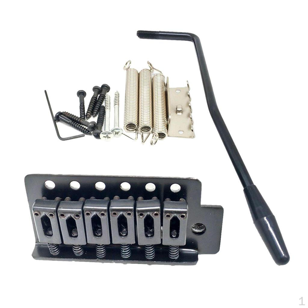 

Guitar Bridge for ST Standard Set Parts Replacement 84x42x46mm чорний