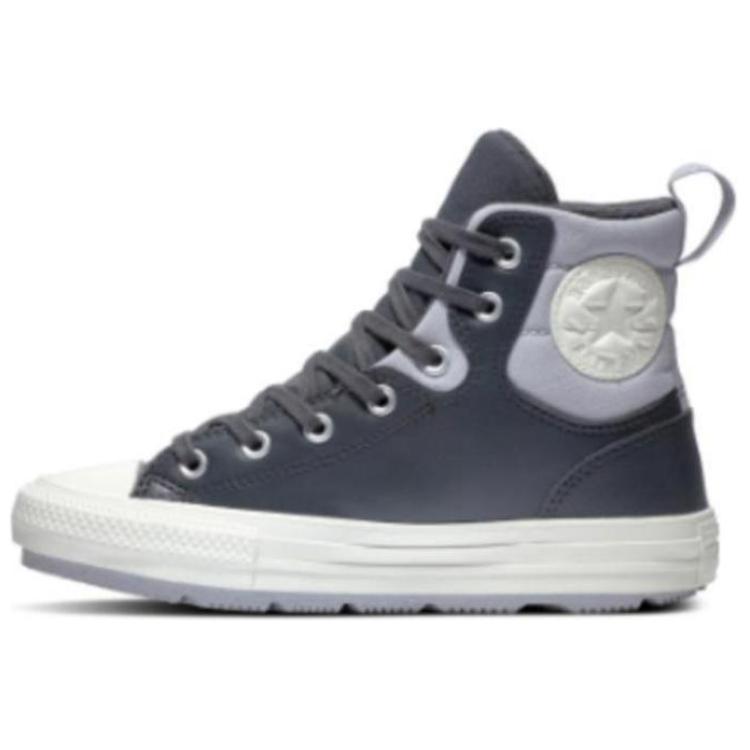 Converse Chuck Taylor All Star Berkshire Boot Durable Shock Absorption High Top Canvas Shoes Unisex Sneakers Gray A01331C