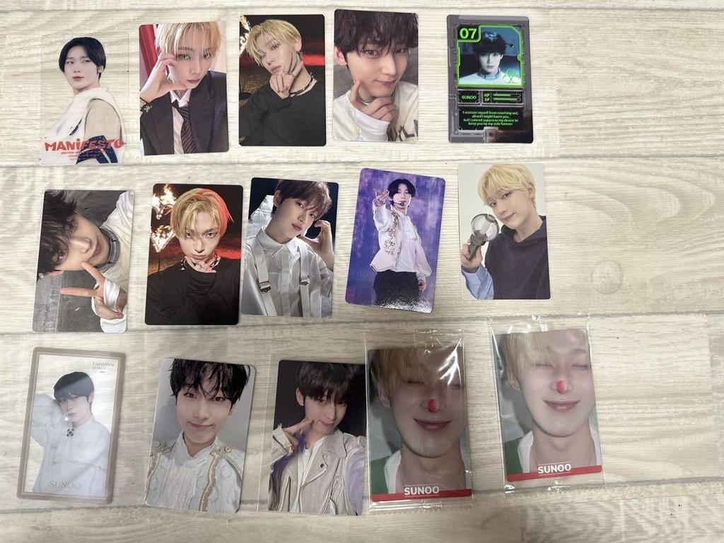 [USED] K-POP ENHYPEN Trading Card Sunwoo