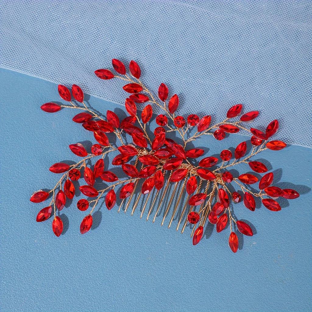 Luxus Kristall Haarkamm Clip Haarnadel Für Frauen Braut Strass Braut Hochzeit Haarschmuck Schmuck Kamm Clip Nadel Geschenk