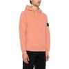 Stone Island FW24 Solid Color Drawstring Hooded Logo Print Pullover Long Sleeve Sweater Men sweater Orange 811560820-V0032