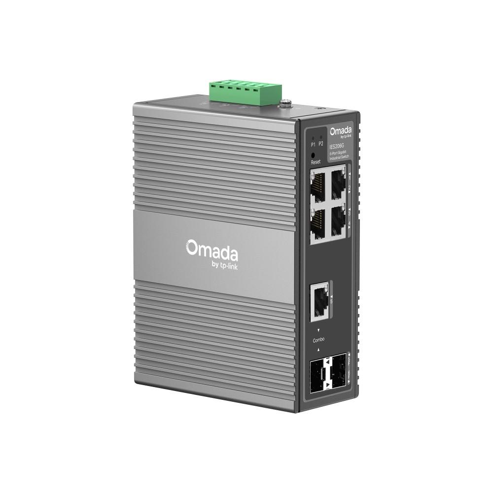 Switch IES206G Omada 6-Port Gigabit Industrial Easy Managed