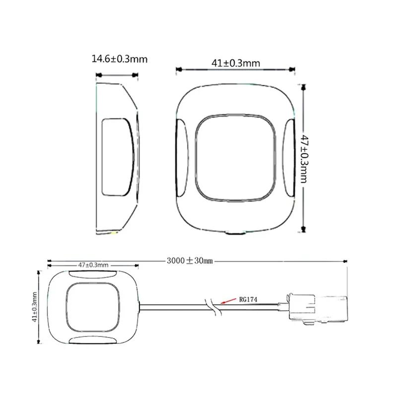 Car GPS Navigation Active Antenna GT5-1S Jack-Antenna Connector Cable For Alpine Kenwood-JVC-Toyota-Honda-Nissan