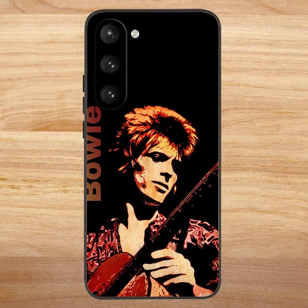 

D-David Singer B-BowieS Phone Case for SamsungS24,S23,S22,S21,S20 Ultra Pro S10,S30Plus,20 Ultra Black Cover Samsung S30Ultra5G