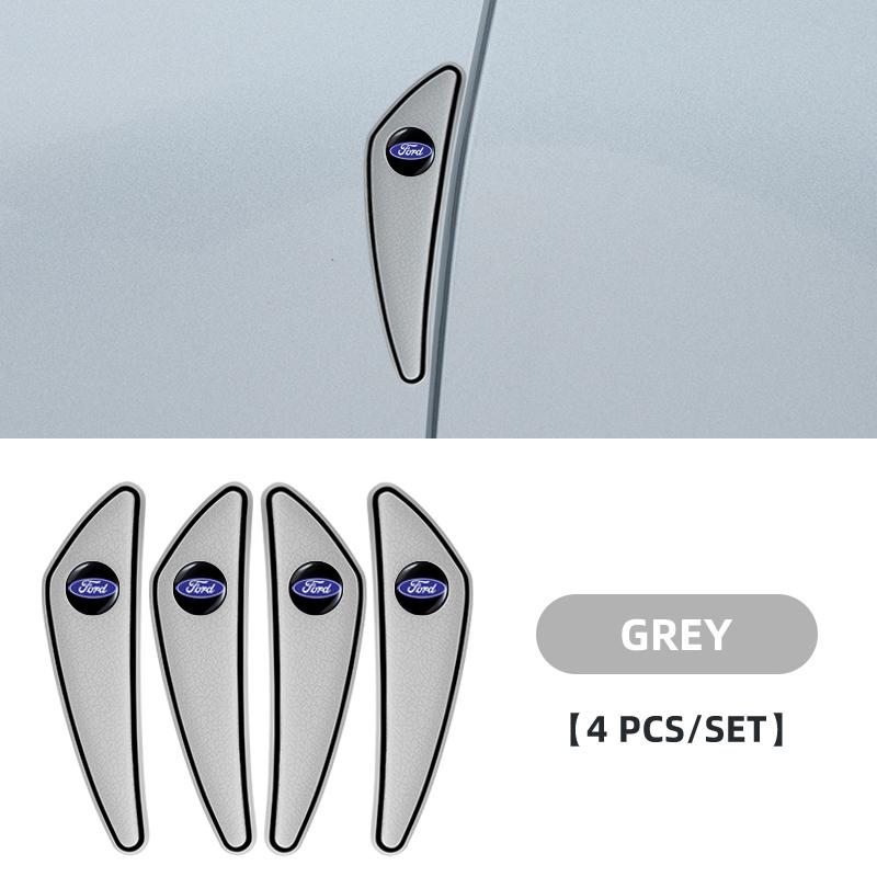 4pcs Car Door Anti-collision Bumper Strip Trim Protector Stickers For Ford Mondeo MK1 MK2 MK3 MK4 MK5