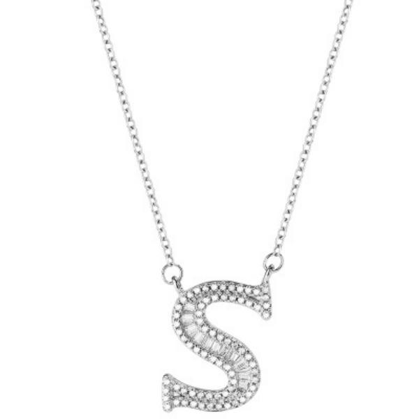 English Letter Necklace Suitable for Couples' First Letters