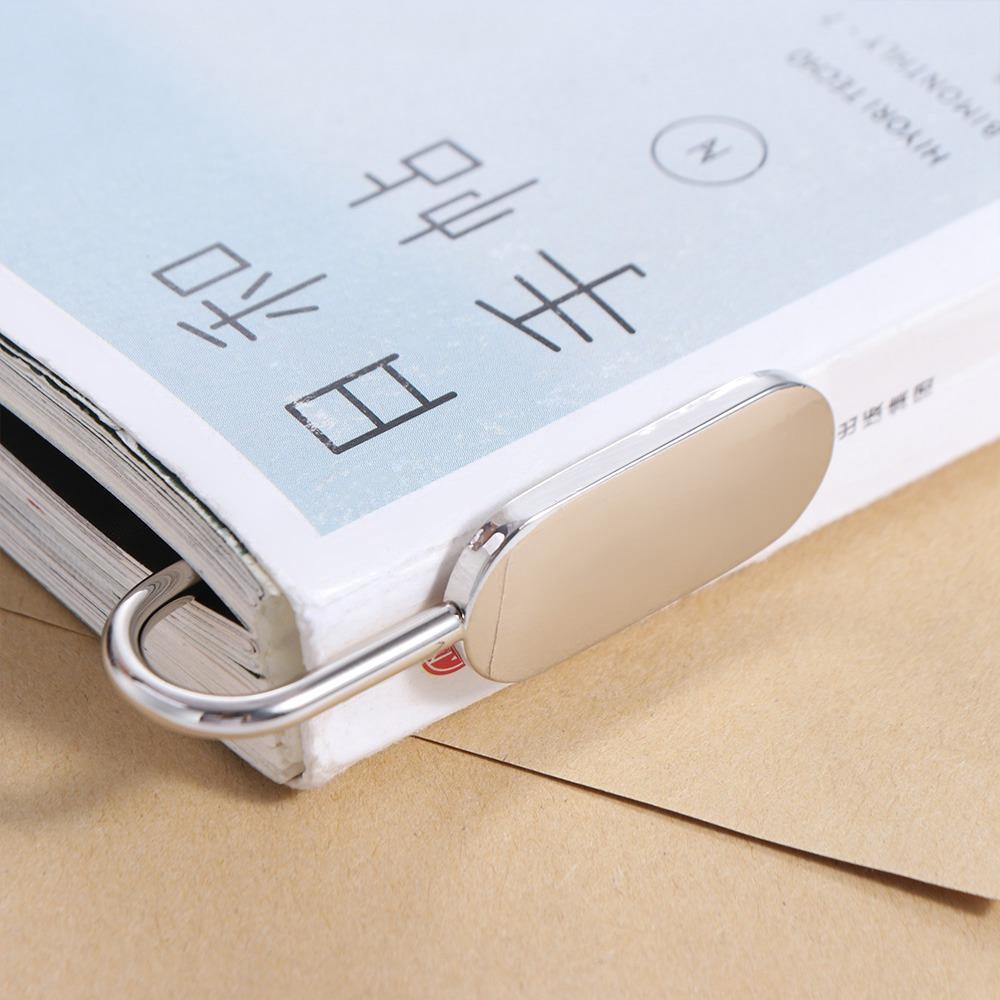 Reading Supplies Swan Neck Bookmark Silver Book Page Holder Round Metal Book Cilp  Great Gifts