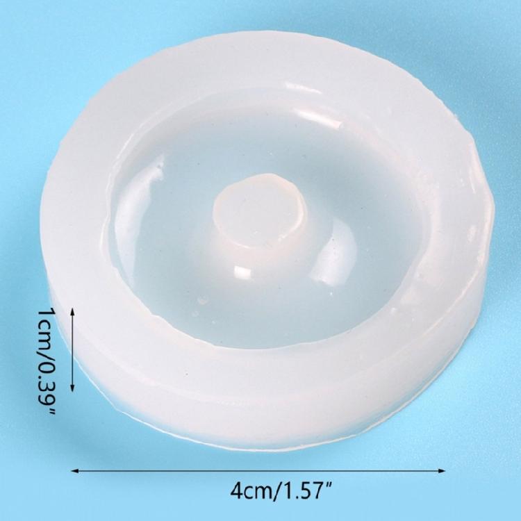 Peace Buckle Resin Mold Large Hole Circle Silicone Mold DIY Car Pendant Mold