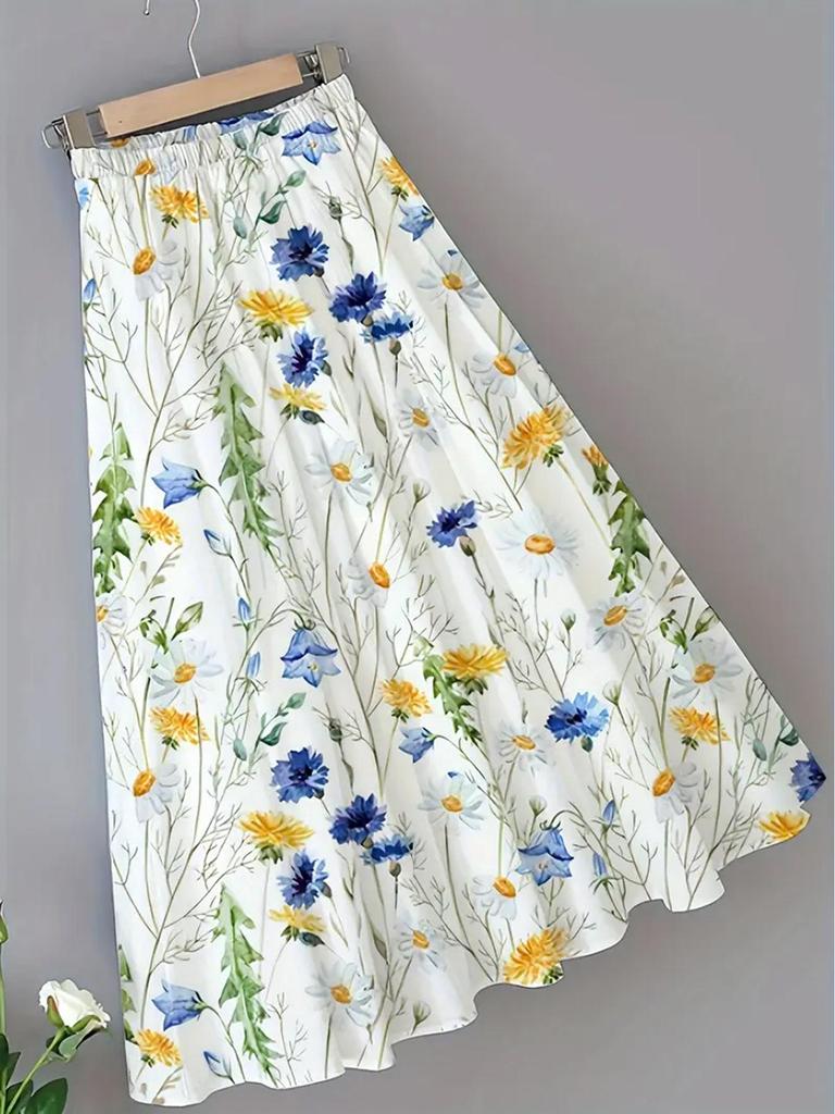 2025 Autumn Casual Leopard Print Fishtail Skirt with High Elastic Waist