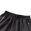 Men’s Lightweight Athletic Shorts with Elastic Waistband Drawstring and Zipper Pocket for Sports Workout Running Training