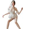 Funny Lingerie Bridal Headdress Pengpeng Princess Dress Embroidery Sexy Sleeping Dress Set Cute Girl Uniform
